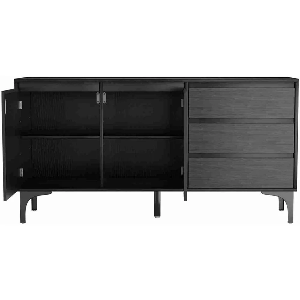 Sideboard Cabinet with 2 Doors 3 Drawers Buffet Storage Wood Console Table for Bedroom Living Room Kitchen
Sideboard Cabinet with 2 Doors 3 Drawers Buffet Storage Wood Console Table for Bedroom Living Room Kitchen