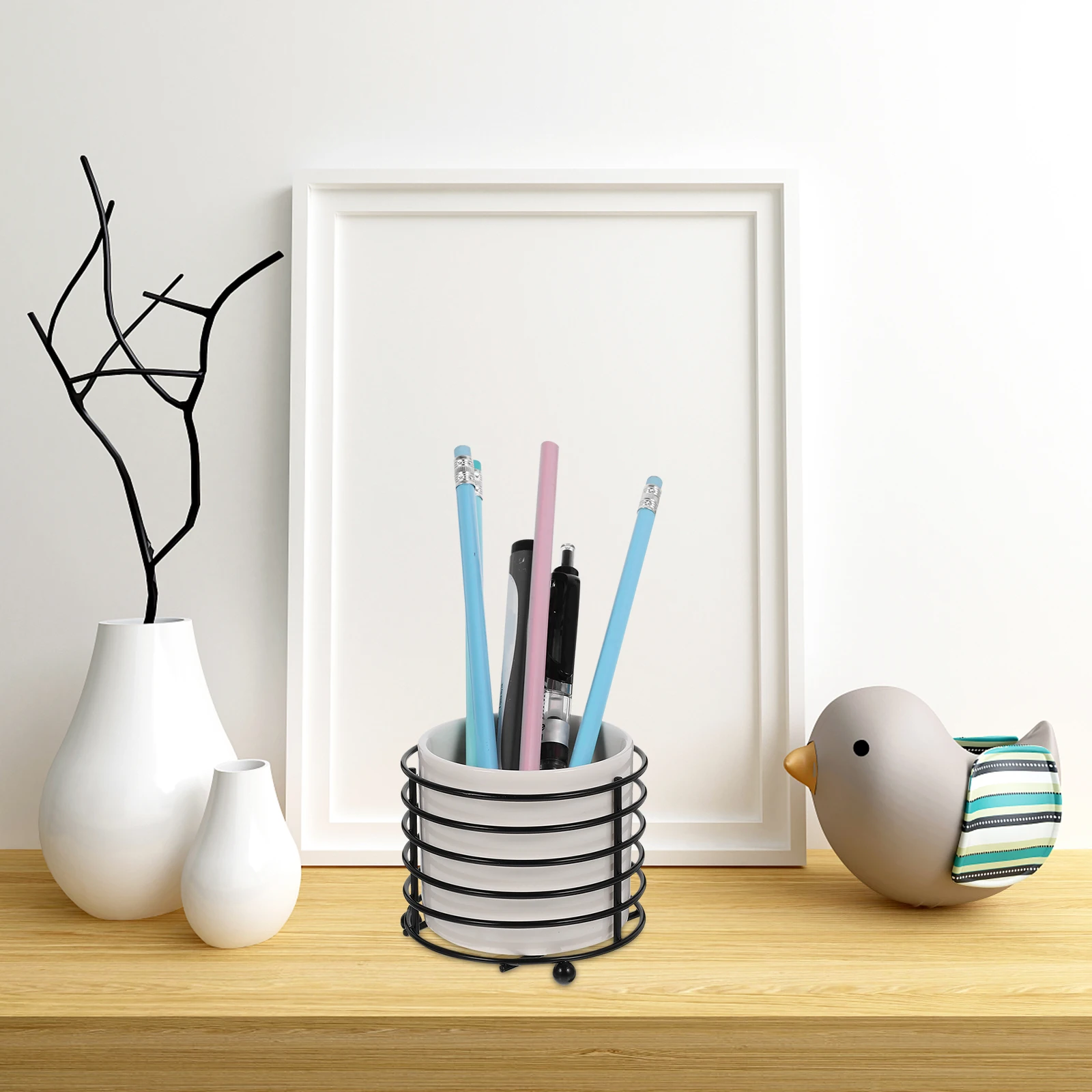 Ceramic Iron Pen Holder Desk ganizer Stationery Container Pencil Cup Brush Office Storage Solution Study Room Accessory Table
Ceramic Iron Pen Holder Desk ganizer Stationery Container Pencil Cup Brush Office Storage Solution Study Room Accessory Table
