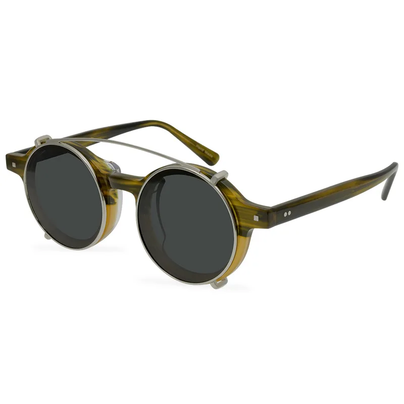 High End Sunglasses for Women Fashion Round Acetate Polarized Clip Sun Glasses Men Retro Sunscreen Outdoor Sports UV400 Eyeglass
High End Sunglasses for Women Fashion Round Acetate Polarized Clip Sun Glasses Men Retro Sunscreen Outdoor Sports UV400 Eyeglass