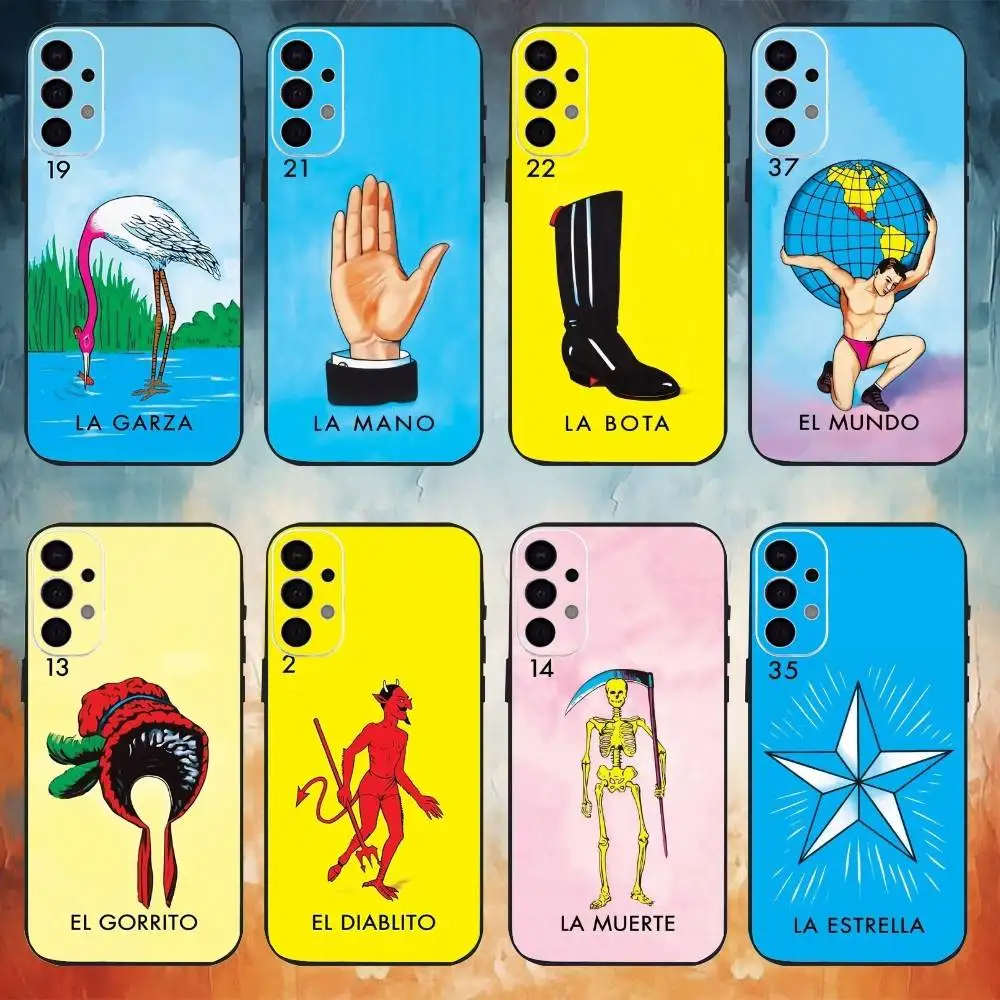 Mexican Bingo Loteria-as Phone Case For Samsung S25,S24,S21,S22,S23,S30,Ultra,S20,Plus,Fe,Note,10,9,5G Black Cover
Mexican Bingo Loteria-as Phone Case For Samsung S25,S24,S21,S22,S23,S30,Ultra,S20,Plus,Fe,Note,10,9,5G Black Cover