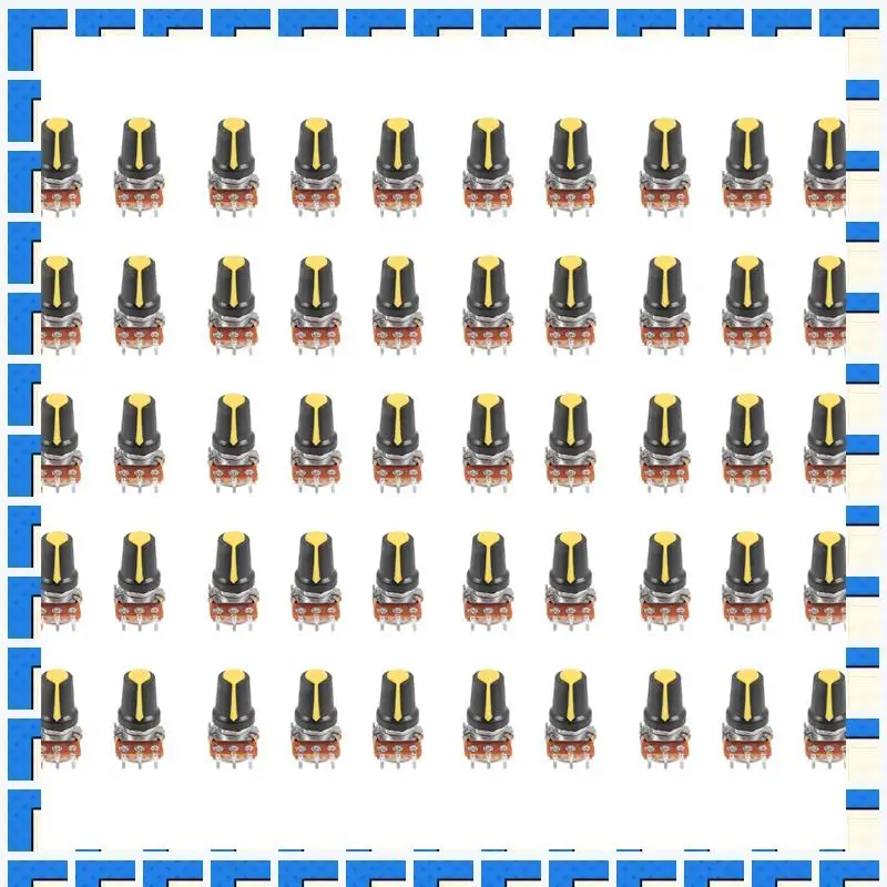 ABNG 50 Piece 100K Ohm 3 Terminals Linear Taper Rotary Audio B Type Potentiometer Pot
ABNG 50 Piece 100K Ohm 3 Terminals Linear Taper Rotary Audio B Type Potentiometer Pot