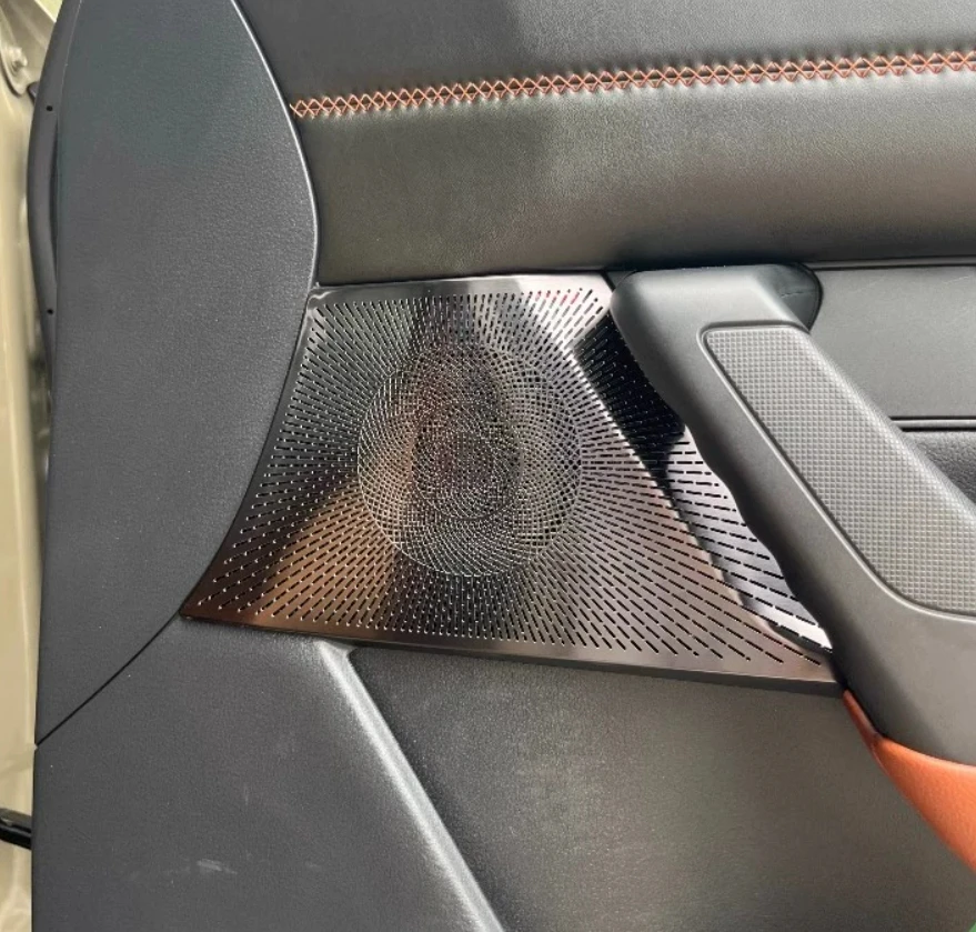 Аксессуары для интерьера Mazda CX-50 2023, отделка крышки динамика из нержавеющей стали
Аксессуары для интерьера Mazda CX-50 2023, отделка крышки динамика из нержавеющей стали