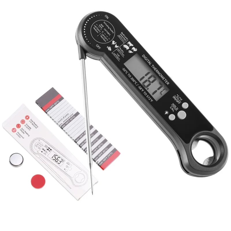 Foldable Food Thermometer Barbecue Thermometer Backlight Foldable Barbecue Thermometer
Foldable Food Thermometer Barbecue Thermometer Backlight Foldable Barbecue Thermometer