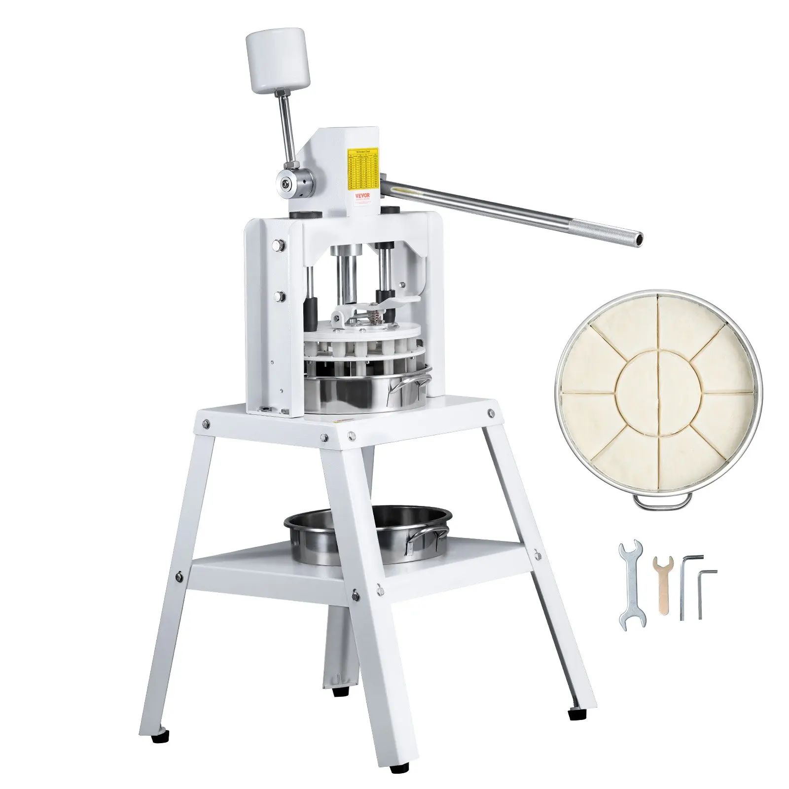 VEVOR Manual Dough Divider 10/18/40PCS Hand Press Dough Cutter Bread Maker For Pita Bread Pizza Bun Dough Dividing Machine
VEVOR Manual Dough Divider 10/18/40PCS Hand Press Dough Cutter Bread Maker For Pita Bread Pizza Bun Dough Dividing Machine 