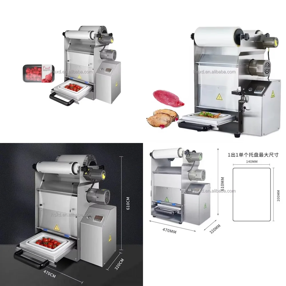 Semi Automatic Tray Sealing Machine for Small Box Packing for Fast Food Tray Sealer for Manual Packaging Equipment for Food
Semi Automatic Tray Sealing Machine for Small Box Packing for Fast Food Tray Sealer for Manual Packaging Equipment for Food