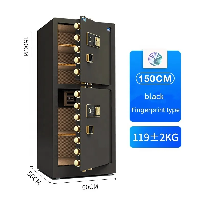 High Security Luxury Fingerprint Safe Box Office Document Used Safe Deposit Box
High Security Luxury Fingerprint Safe Box Office Document Used Safe Deposit Box