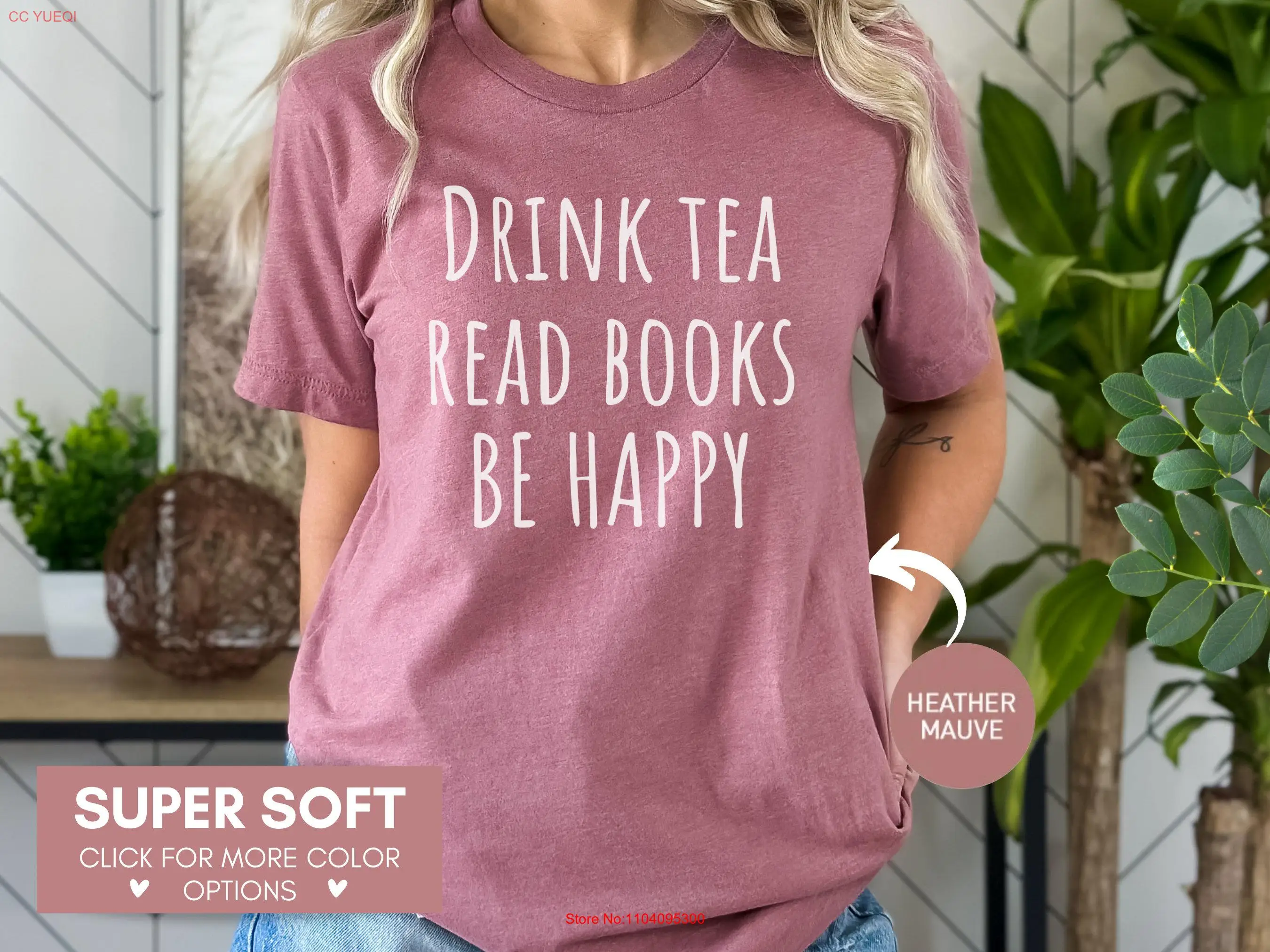 Drink Tea Read Books Be Happy T Shirt For Mom Her Librarian Book Lovers Teacher Appreciation long or short sleeves
Drink Tea Read Books Be Happy T Shirt For Mom Her Librarian Book Lovers Teacher Appreciation long or short sleeves