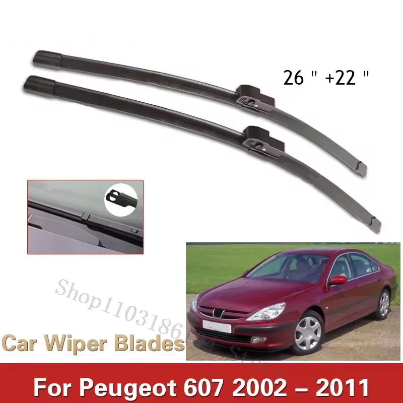 Wiper Front Wiper Blades For Peugeot 607 2002 - 2011 Windshield Windscreen Front Window 26"+22"
Wiper Front Wiper Blades For Peugeot 607 2002 - 2011 Windshield Windscreen Front Window 26"+22"