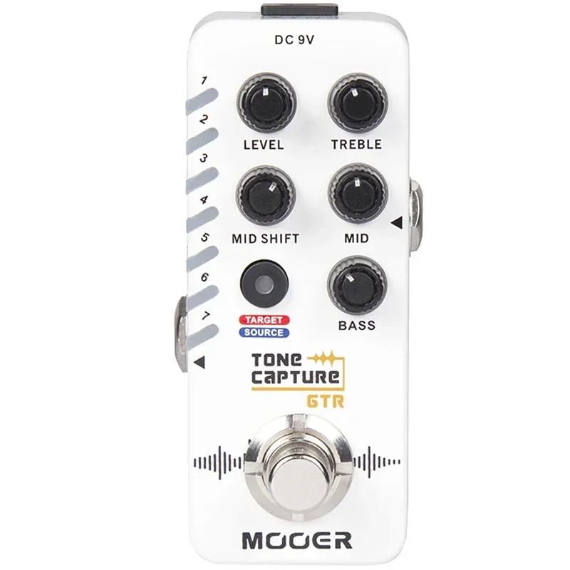 MOOER Tone Capture GTR Electric Guitar Effect Pedal 7 Preset Slots Switch Between Buffer True Bypass Pedal Guitarra Accessories
MOOER Tone Capture GTR Electric Guitar Effect Pedal 7 Preset Slots Switch Between Buffer True Bypass Pedal Guitarra Accessories