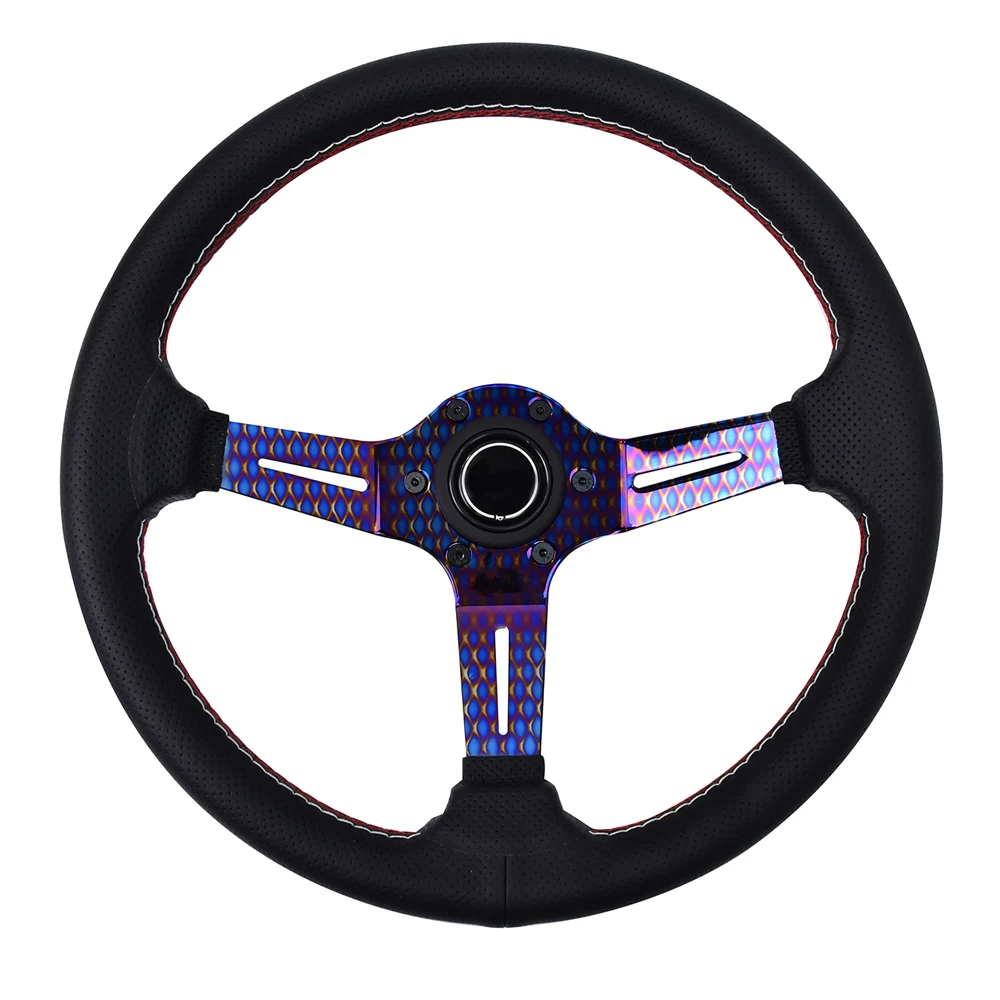 350MM Racing Car Modification Steering Wheel70mm Deep Bracket Microfiber Leather Racing Steering Wheel With PCD 74mm
350MM Racing Car Modification Steering Wheel70mm Deep Bracket Microfiber Leather Racing Steering Wheel With PCD 74mm