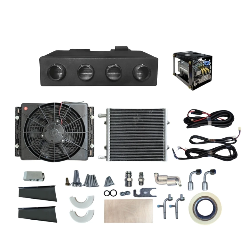 DEFU New Universal 24V/12V Scroll Compressor Air Conditioner for RV & Car with 2-Year Warranty
DEFU New Universal 24V/12V Scroll Compressor Air Conditioner for RV & Car with 2-Year Warranty