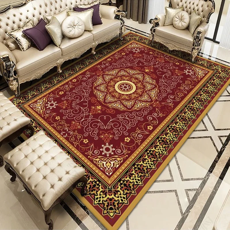 VIKAMA Bohemian Retro Loop-Pile Rug - Machine Washable Carpet for Living Room, Airbnb, Hotel, Cozy Home Decor
VIKAMA Bohemian Retro Loop-Pile Rug - Machine Washable Carpet for Living Room, Airbnb, Hotel, Cozy Home Decor