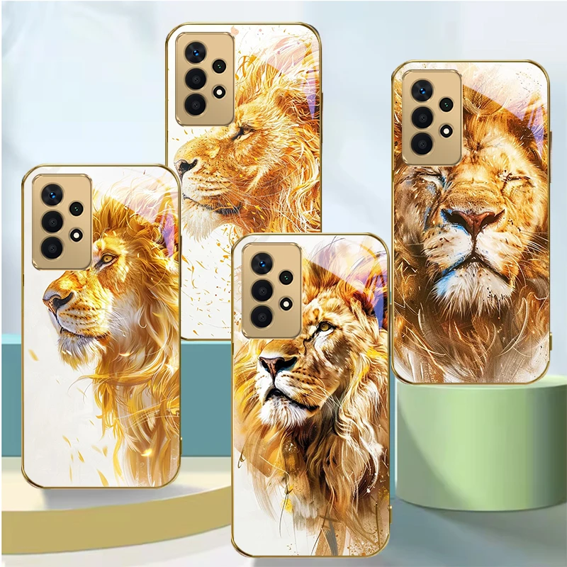 The Lion of Artistic Sense gold For Samsung A56 A55 A54 A53 A52s A52 A51 A16 A15 A14 A13 A12 A36 A35 A34 Golden glass phone case
The Lion of Artistic Sense gold For Samsung A56 A55 A54 A53 A52s A52 A51 A16 A15 A14 A13 A12 A36 A35 A34 Golden glass phone case