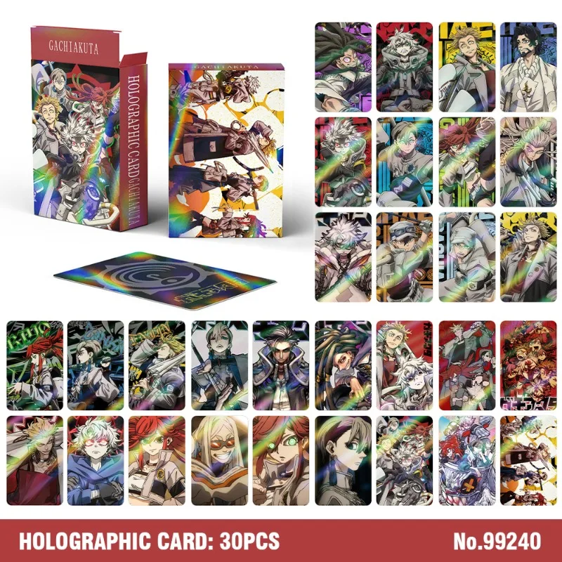 30Pcs GACHIAKUTA Exquisite Anime Laser Photocard Collection Cards LOMO Mini Decorative Cards Ideal for DIY Decoration and Fan
30Pcs GACHIAKUTA Exquisite Anime Laser Photocard Collection Cards LOMO Mini Decorative Cards Ideal for DIY Decoration and Fan