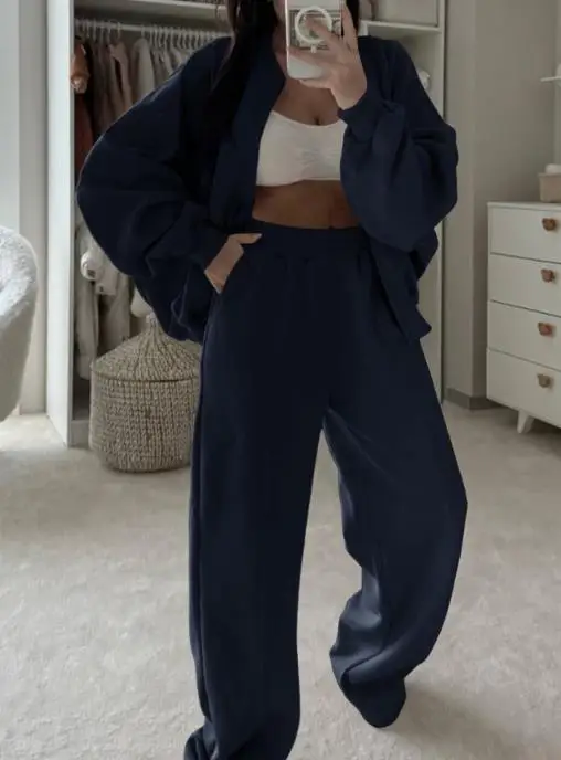 2025 Autumn/Winter New Women's Fashion Elegant Style Versatile Coat Pants Two Piece Set Women's Clothing
2025 Autumn/Winter New Women's Fashion Elegant Style Versatile Coat Pants Two Piece Set Women's Clothing