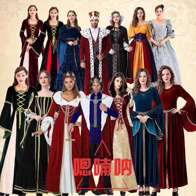 Halloween Cosplay Adult King Queen Prince Medieval Retro Court Masquerade Ball Performance Costume Traditional Ethnic ...
Halloween Cosplay Adult King Queen Prince Medieval Retro Court Masquerade Ball Performance Costume Traditional Ethnic ...