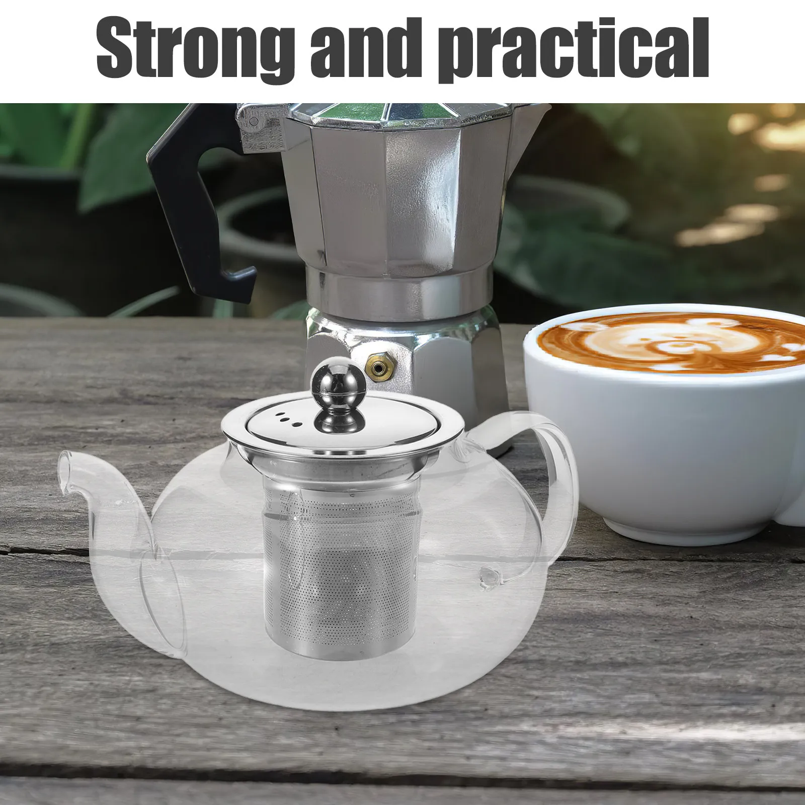 Glass Teapot Clear Stovetop Tea Kettle Removable Stainless Steel Infuser 600Ml Loose Leaf Blooming Tea Brewer Office Home
Glass Teapot Clear Stovetop Tea Kettle Removable Stainless Steel Infuser 600Ml Loose Leaf Blooming Tea Brewer Office Home