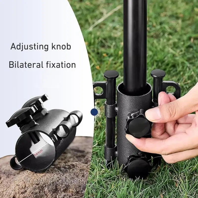 Tent Pole Holder Adjustable Windproof Tent Pole Support Bracket Outdoor Tent Pole Adjustable Base Tent Pole Mounting Bracket
Tent Pole Holder Adjustable Windproof Tent Pole Support Bracket Outdoor Tent Pole Adjustable Base Tent Pole Mounting Bracket