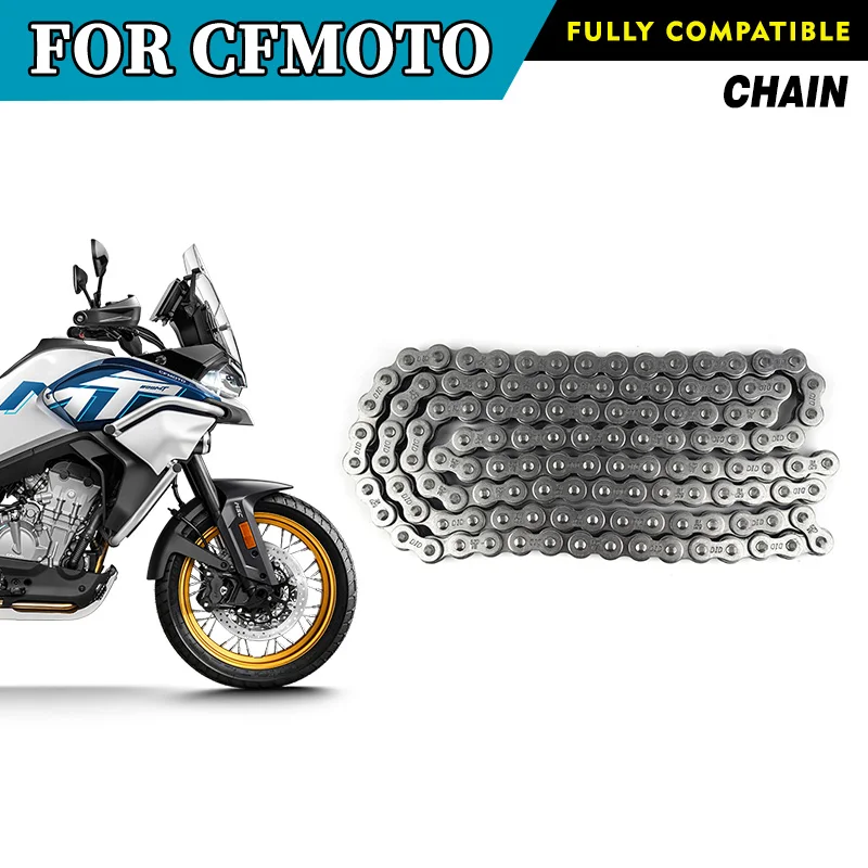For CFMOTO 800MT Chain 122T CF800MT CF800-5 800 MT MT800 Motorcycle Accessories Original Parts
For CFMOTO 800MT Chain 122T CF800MT CF800-5 800 MT MT800 Motorcycle Accessories Original Parts