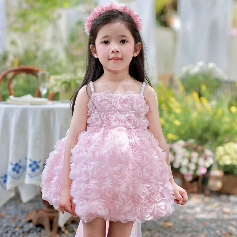 Pink Flower Lolita Elegant Dress Girls Original Design Summer Princess Sweet Dress Children Floral Wedding Party Dress
Pink Flower Lolita Elegant Dress Girls Original Design Summer Princess Sweet Dress Children Floral Wedding Party Dress