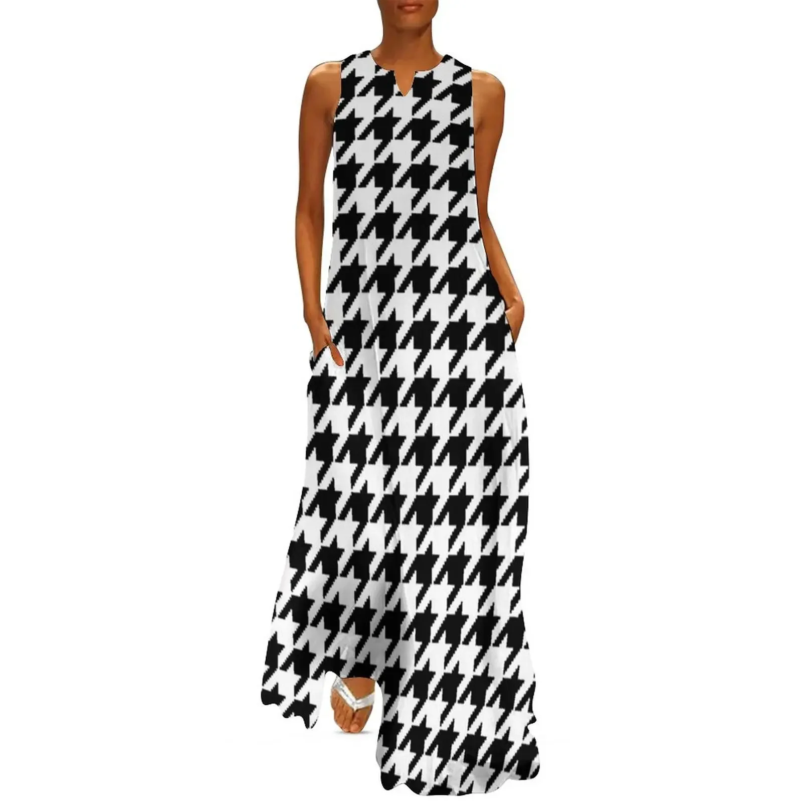 Houndstooth Pixel Pattern – A Line Dress Long Dress Aesthetic clothing wedding guest dress 2025 luxury dresses
Houndstooth Pixel Pattern – A Line Dress Long Dress Aesthetic clothing wedding guest dress 2025 luxury dresses