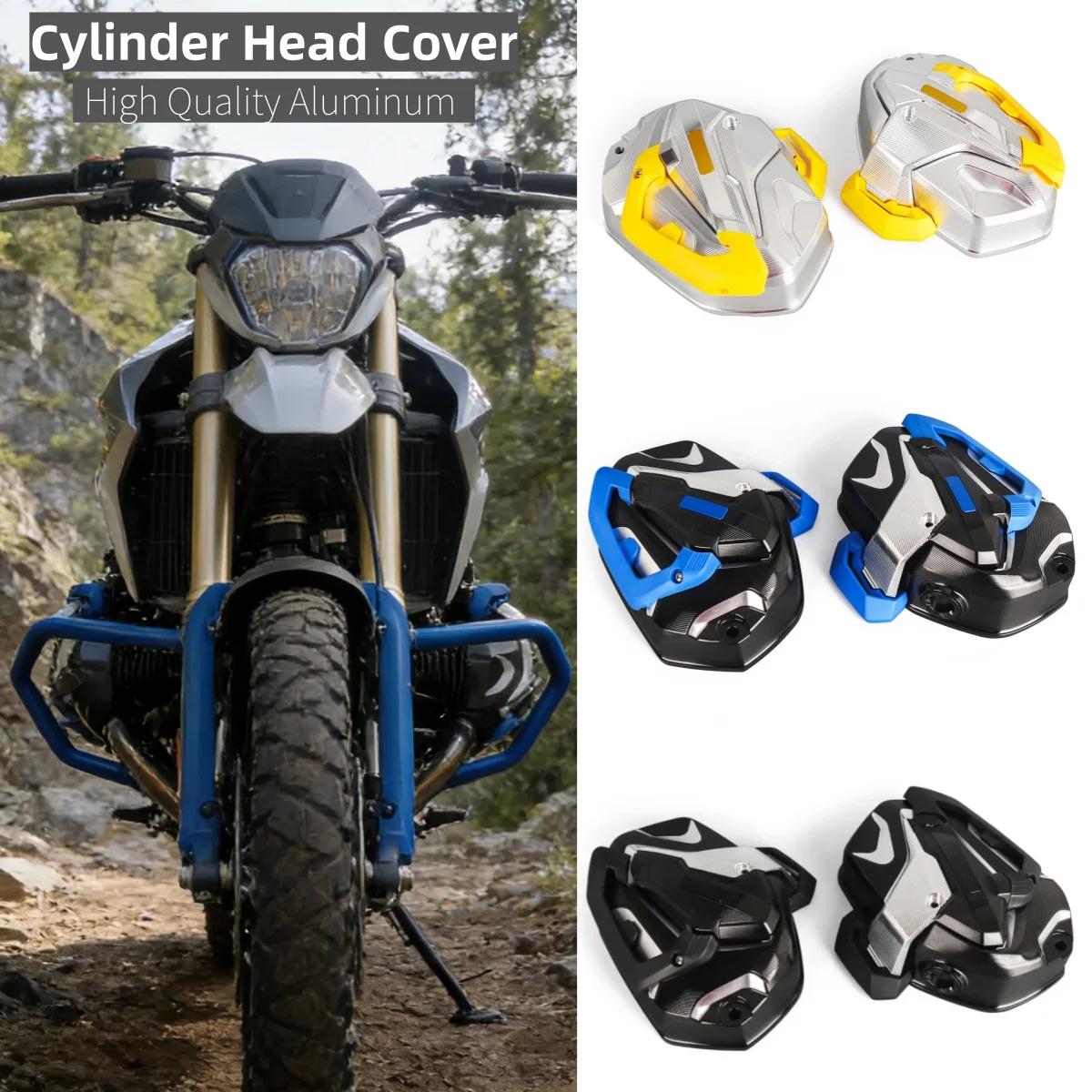 R1250 CNC Motorcycle Engine Guard Cylinder Head Protector Cover For BMW R 1250 GS R1250GS Adventure R1250R R1250RS R1250RT 2018-
R1250 CNC Motorcycle Engine Guard Cylinder Head Protector Cover For BMW R 1250 GS R1250GS Adventure R1250R R1250RS R1250RT 2018-