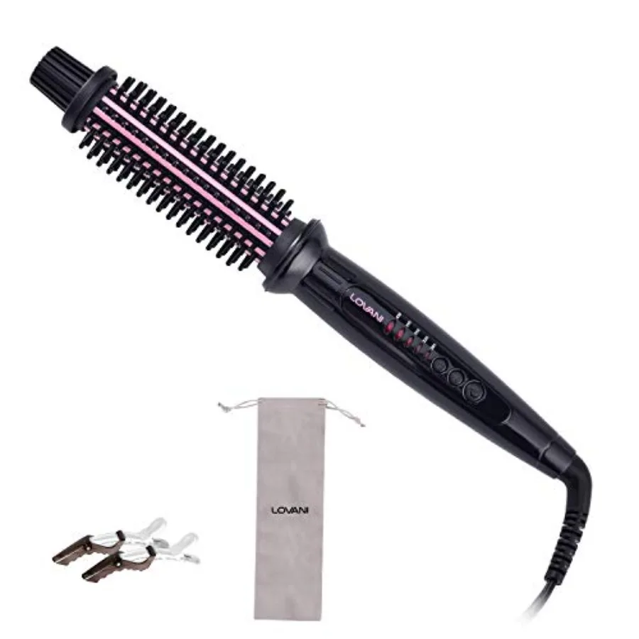 Curling Iron BrushHair Curling Wand with 1 Inch Ceramic Tourmaline Ionic Barrel Dual Voltage Instant Heat Up Travel Hair Curler
Curling Iron BrushHair Curling Wand with 1 Inch Ceramic Tourmaline Ionic Barrel Dual Voltage Instant Heat Up Travel Hair Curler