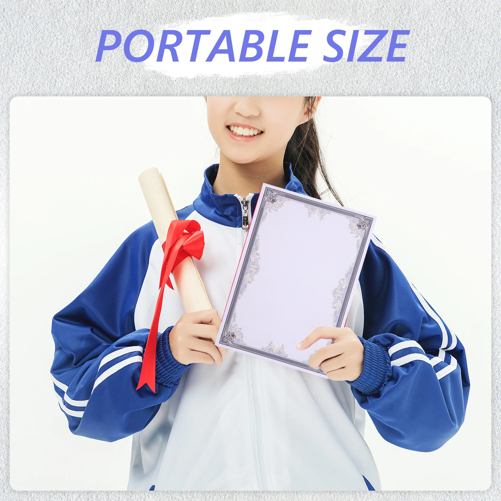 Пустая бумага для сертификата 8,5X11 дюймов для печати, записываемая для диплома награда, выпускной класс, печать спортивных сертификатов
Пустая бумага для сертификата 8,5X11 дюймов для печати, записываемая для диплома награда, выпускной класс, печать спортивных сертификатов