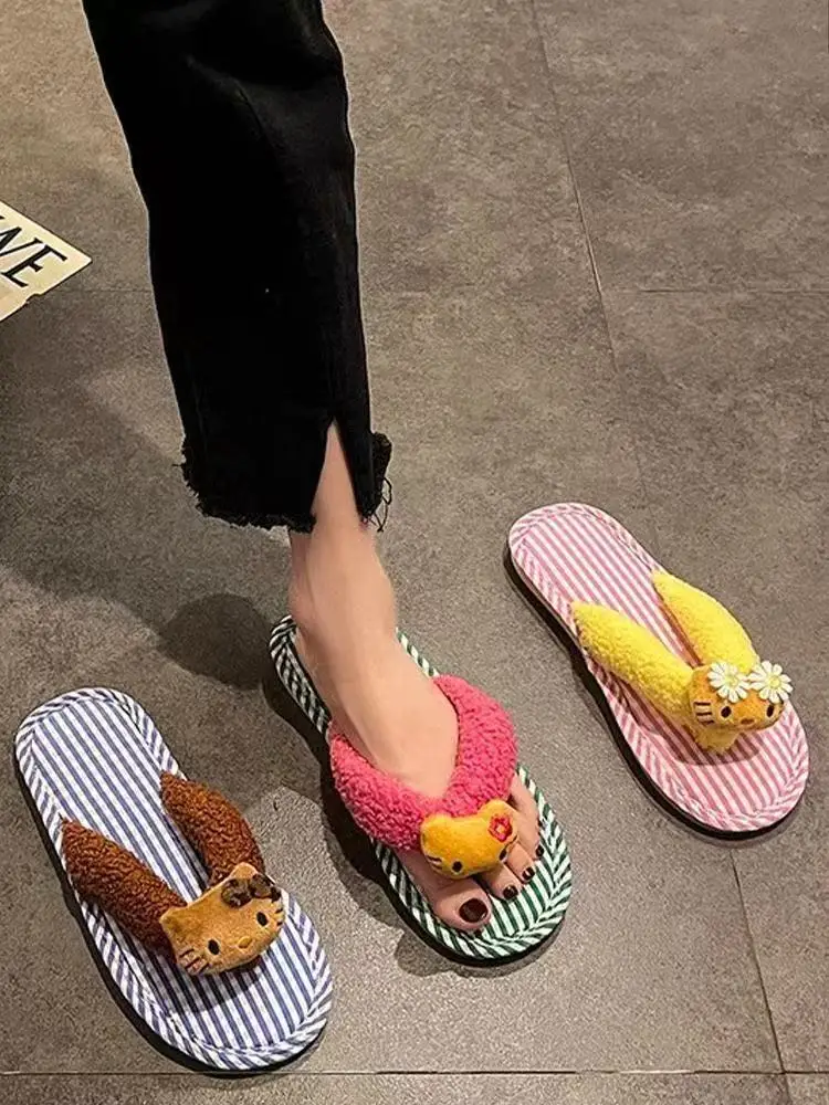 Mules For Women 2025 Low Ladies' Slippers Shoes cutton Flip Flops Cover Winter Footwear Pantofle Plush Flat New warm slipper
Mules For Women 2025 Low Ladies' Slippers Shoes cutton Flip Flops Cover Winter Footwear Pantofle Plush Flat New warm slipper