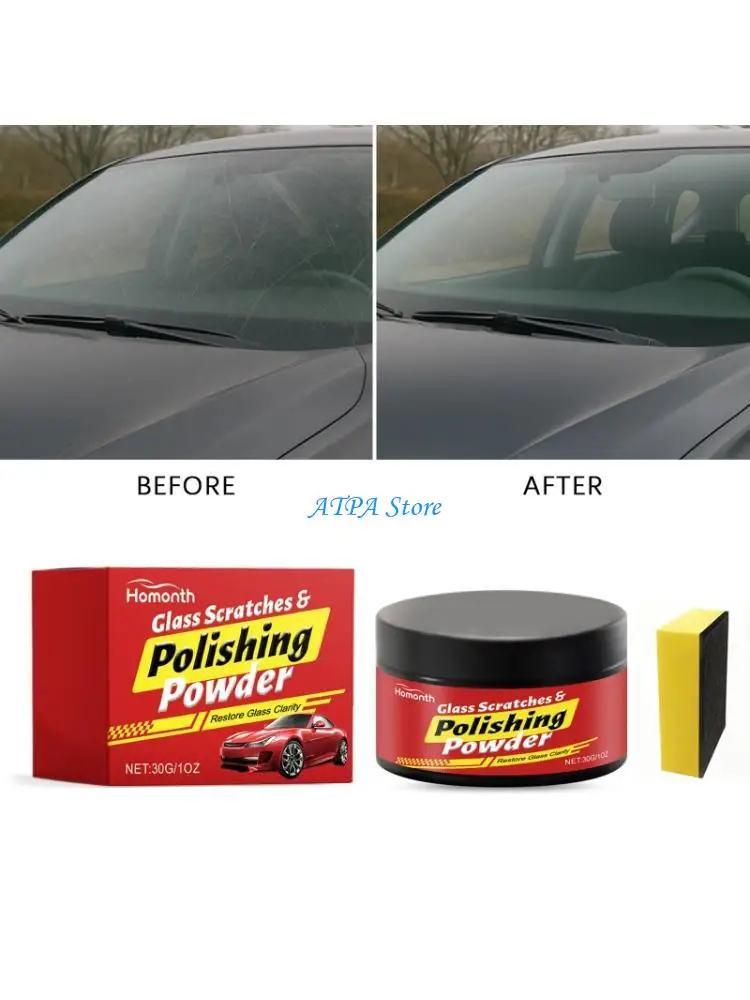 U13C High Performances Auto Windshield Glass Scratch Repair 30g With Ergonomic Sponge Restores Clear And Smoothness
U13C High Performances Auto Windshield Glass Scratch Repair 30g With Ergonomic Sponge Restores Clear And Smoothness