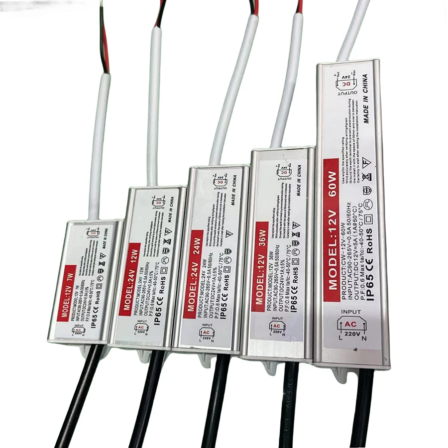 1PCS AC 110V 220V To Slim DC12v 24v power supply Transformer 100W 300W 200W IP67 Led Driver Adapter For led modules strip
1PCS AC 110V 220V To Slim DC12v 24v power supply Transformer 100W 300W 200W IP67 Led Driver Adapter For led modules strip