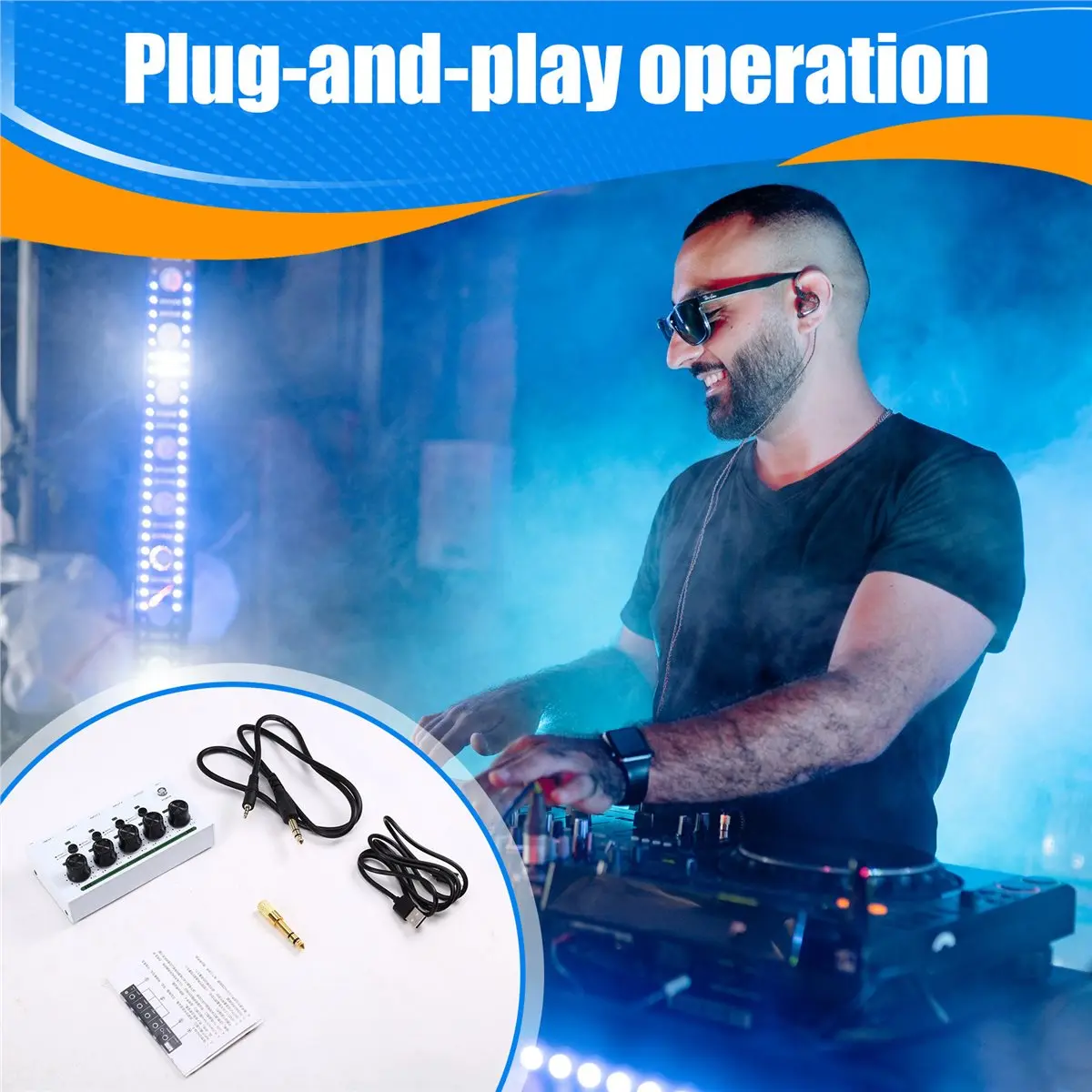 lucky Audio Mixer Mini Stereo Mixer Ultralow Noise 4 Channels Mixers Mixing Console for Electric Guitar Drum Piano
lucky Audio Mixer Mini Stereo Mixer Ultralow Noise 4 Channels Mixers Mixing Console for Electric Guitar Drum Piano