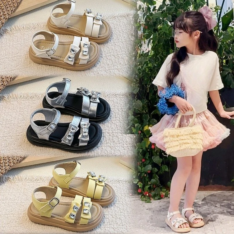 Luxury Children Platform Sandals Bow Summer New Girls Rhinestone Sandals Breathable Causal Open-toe Kids School Princess Shoes
Luxury Children Platform Sandals Bow Summer New Girls Rhinestone Sandals Breathable Causal Open-toe Kids School Princess Shoes