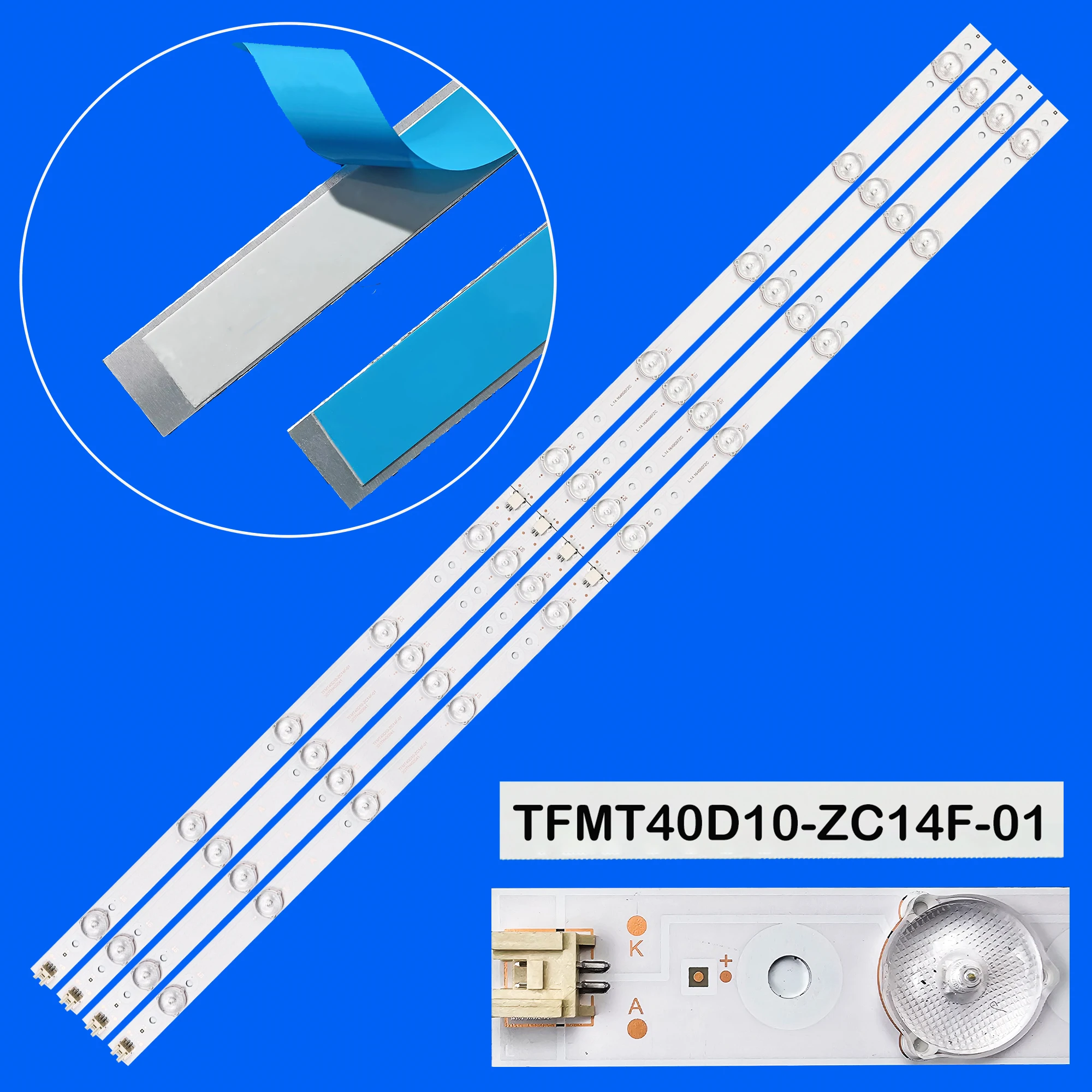 Светодиодные ленты подсветки для TFMT40D10-ZC14F-01 SE40FY19 L400TV T400F-3
Светодиодные ленты подсветки для TFMT40D10-ZC14F-01 SE40FY19 L400TV T400F-3