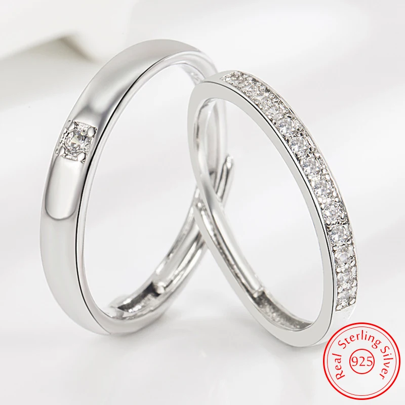 925 Sterling Silver New Man's High Quality Fashion Jewelry Crystal Zircon Couple Ring For Women XY0341
925 Sterling Silver New Man's High Quality Fashion Jewelry Crystal Zircon Couple Ring For Women XY0341