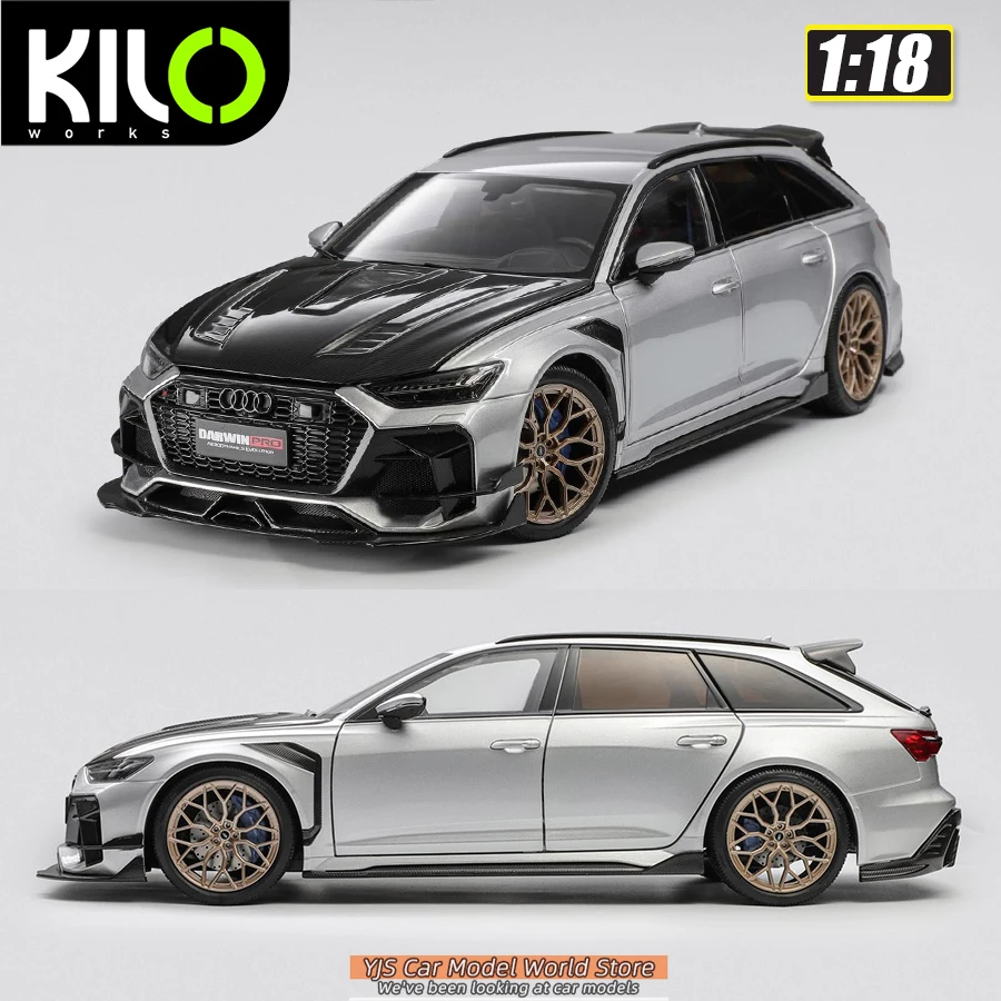 KILOworks Diecast model 1:18 Audi RS6 Collection of static metal car model ornaments as festival gifts
KILOworks Diecast model 1:18 Audi RS6 Collection of static metal car model ornaments as festival gifts