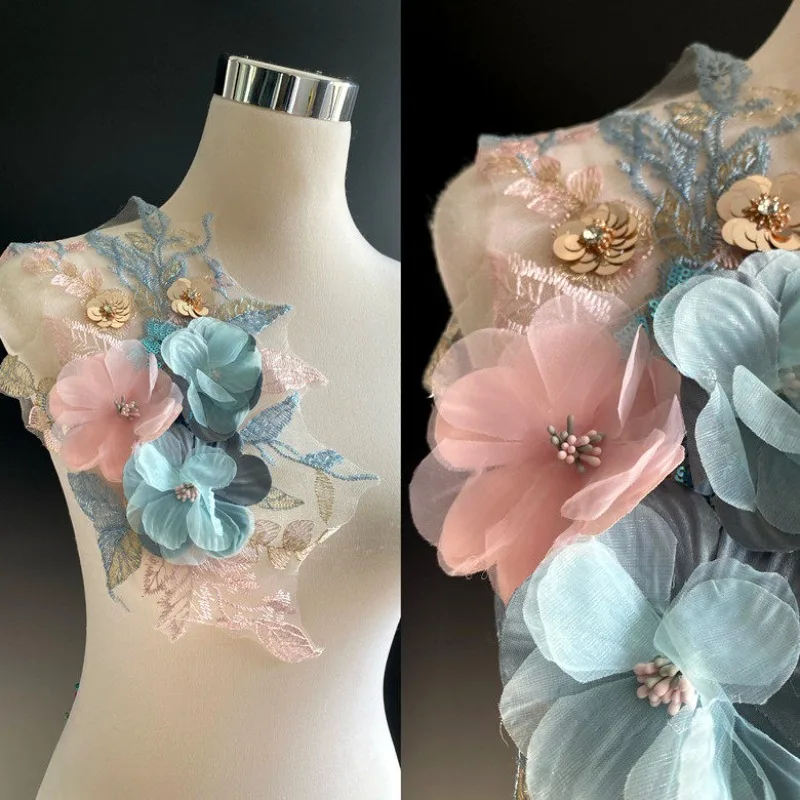 2 Pieces 3D Colorful Embroidered Flower Patches Lace Trimmings for Clothing Dresses Kids Wear Wedding Dresses Home Decorations
2 Pieces 3D Colorful Embroidered Flower Patches Lace Trimmings for Clothing Dresses Kids Wear Wedding Dresses Home Decorations