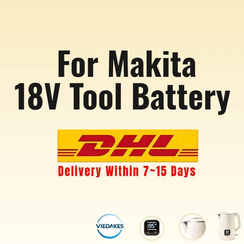 18V 12Ah Rechargeable Battery Fast Charging Stable Output For Makita 18V DGA404 DTW700 DHR202 DJV182 DDF487 DTD172 DHP48 Tools
18V 12Ah Rechargeable Battery Fast Charging Stable Output For Makita 18V DGA404 DTW700 DHR202 DJV182 DDF487 DTD172 DHP48 Tools