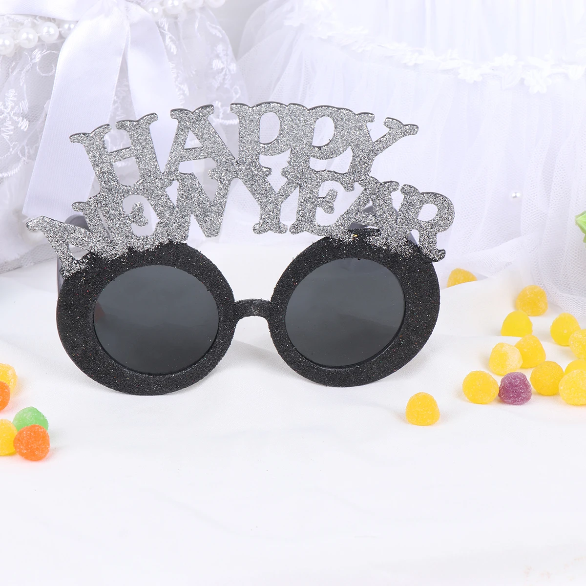 2Pcs Shiny New Year Celebration Glasses Sparkle Print Party Favors for Cosplay Carnival Photos Props Lightweight Comfortable
2Pcs Shiny New Year Celebration Glasses Sparkle Print Party Favors for Cosplay Carnival Photos Props Lightweight Comfortable