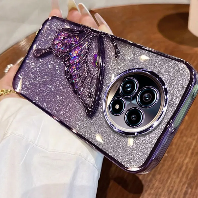 Realme 13+ Case Luxury,Bling Quicksand Butterfly Case For OPPO Realme 13 12 11 pro plus 12X Note 50 60 Shockproof Cover Realme13
Realme 13+ Case Luxury,Bling Quicksand Butterfly Case For OPPO Realme 13 12 11 pro plus 12X Note 50 60 Shockproof Cover Realme13