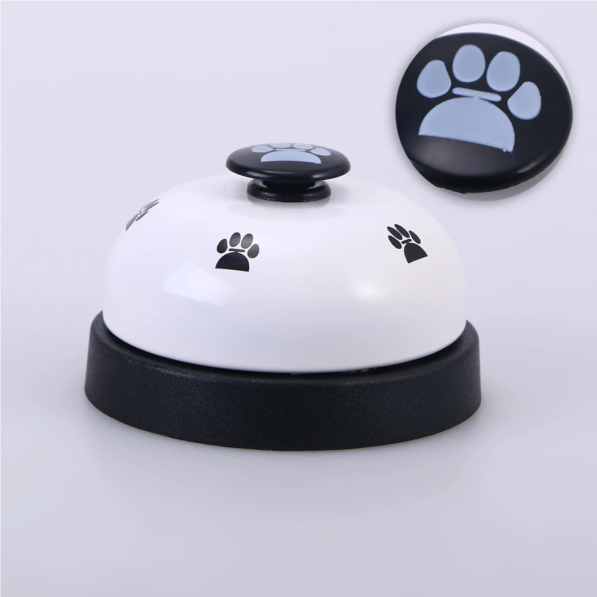 Pet Training Bell Flat Button Loud Sound For Dog Puppy Communication Footprint Pattern White Black Training Plastic Bells
Pet Training Bell Flat Button Loud Sound For Dog Puppy Communication Footprint Pattern White Black Training Plastic Bells