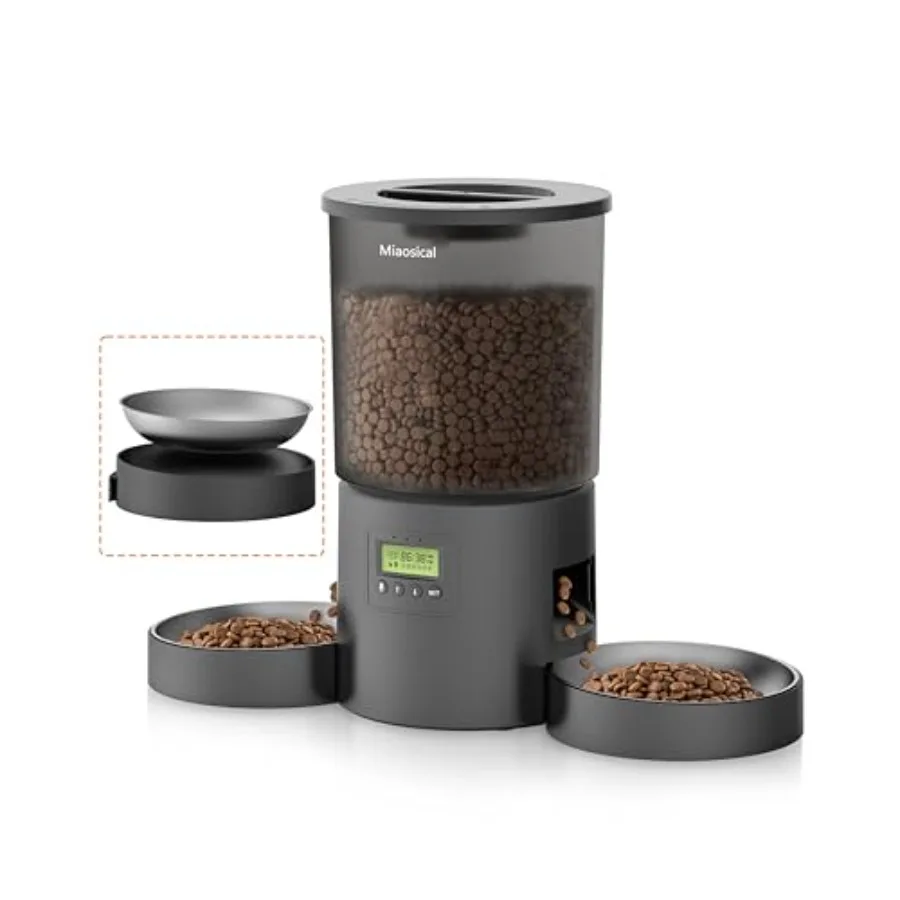 【Spot goods】Automatic Cat Feeder 2 Cats 4.2L Dry Food Auto Dispenser with Double Bowls Dual Power Supply Programmable Portion C
【Spot goods】Automatic Cat Feeder 2 Cats 4.2L Dry Food Auto Dispenser with Double Bowls Dual Power Supply Programmable Portion C