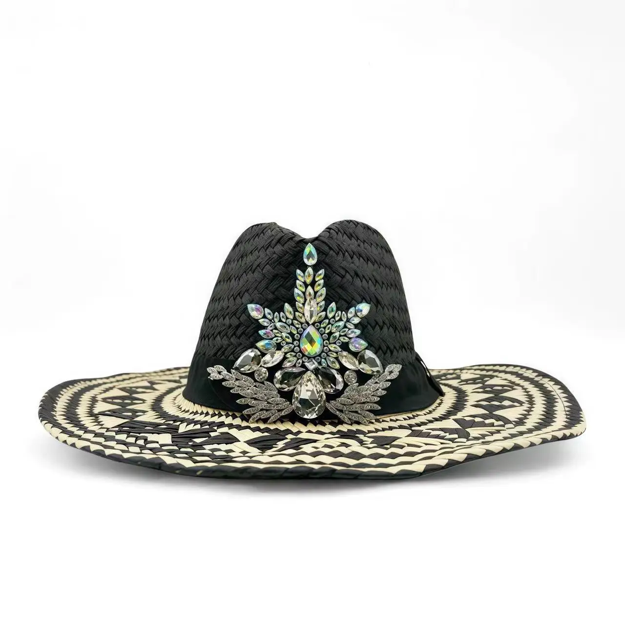 HongLuan Summer Black Western Straw Cowboy Hat Rhinestone Man for Cowboy Hat Party - Vintage Cowgirl Hats for Luxury Woman
HongLuan Summer Black Western Straw Cowboy Hat Rhinestone Man for Cowboy Hat Party - Vintage Cowgirl Hats for Luxury Woman