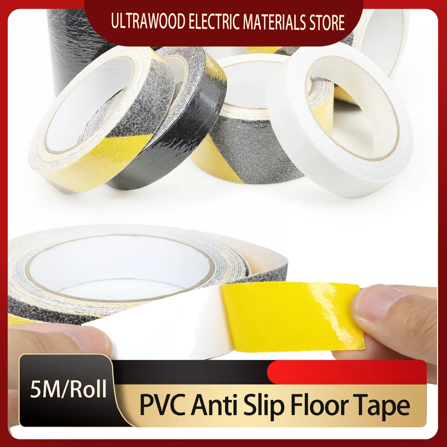 2.5/5/10cm Anti-slip Tape Elderly Strong Adhesive Non Slip Stairs Floor Safety Tread Step Outdoor Anti Slip Stickers 5m/roll
2.5/5/10cm Anti-slip Tape Elderly Strong Adhesive Non Slip Stairs Floor Safety Tread Step Outdoor Anti Slip Stickers 5m/roll