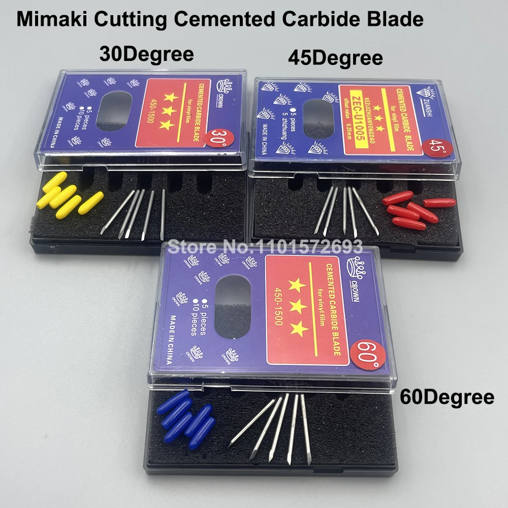 Mimaki Cutting Cemented Carbide Blade For Mimaki CG-60SR CG-60ST CG-130SR CG-160 CJV30 CJV150 Knife Blade 30/45 /60 Degree 10pcs
Mimaki Cutting Cemented Carbide Blade For Mimaki CG-60SR CG-60ST CG-130SR CG-160 CJV30 CJV150 Knife Blade 30/45 /60 Degree 10pcs