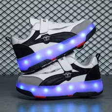 Led Light Roller Skate Shoes Boys Girls Fahion Sport Sneakers Children Birthday Gift Skating Boots Kids Flash Footwear
Led Light Roller Skate Shoes Boys Girls Fahion Sport Sneakers Children Birthday Gift Skating Boots Kids Flash Footwear