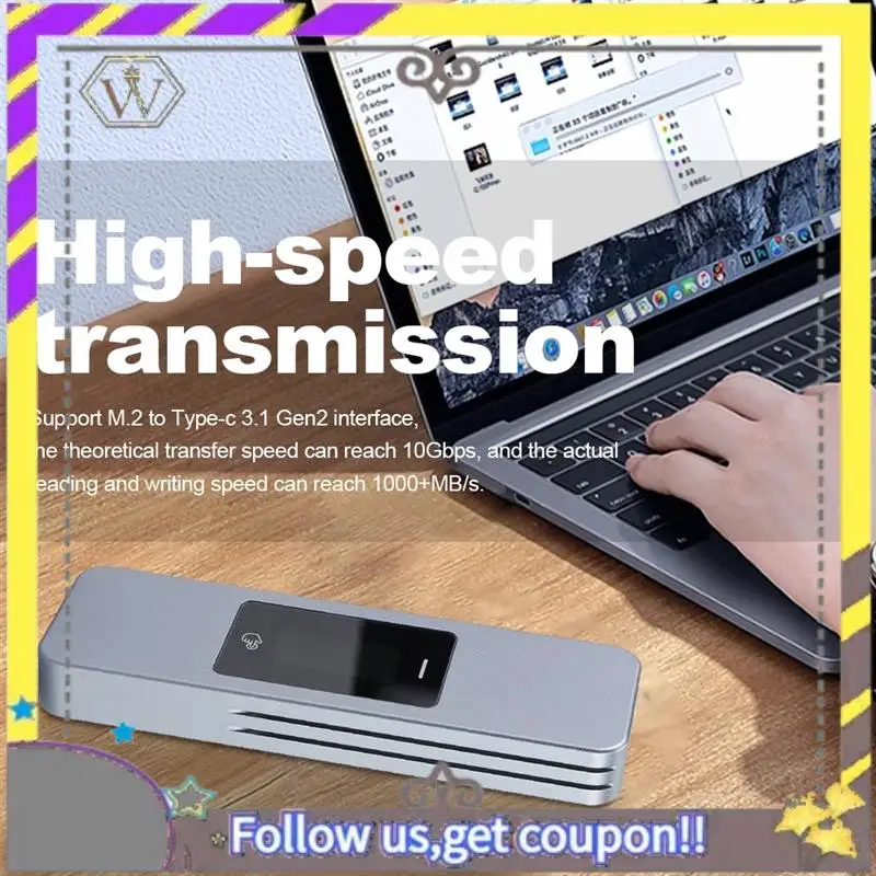 New M. 2 SSD Enclosure With Display Screen M-Key M. 2 Nvme NGFF External Hard Drive Case 10Gbps HDD SSD Hard Disk Box
New M. 2 SSD Enclosure With Display Screen M-Key M. 2 Nvme NGFF External Hard Drive Case 10Gbps HDD SSD Hard Disk Box