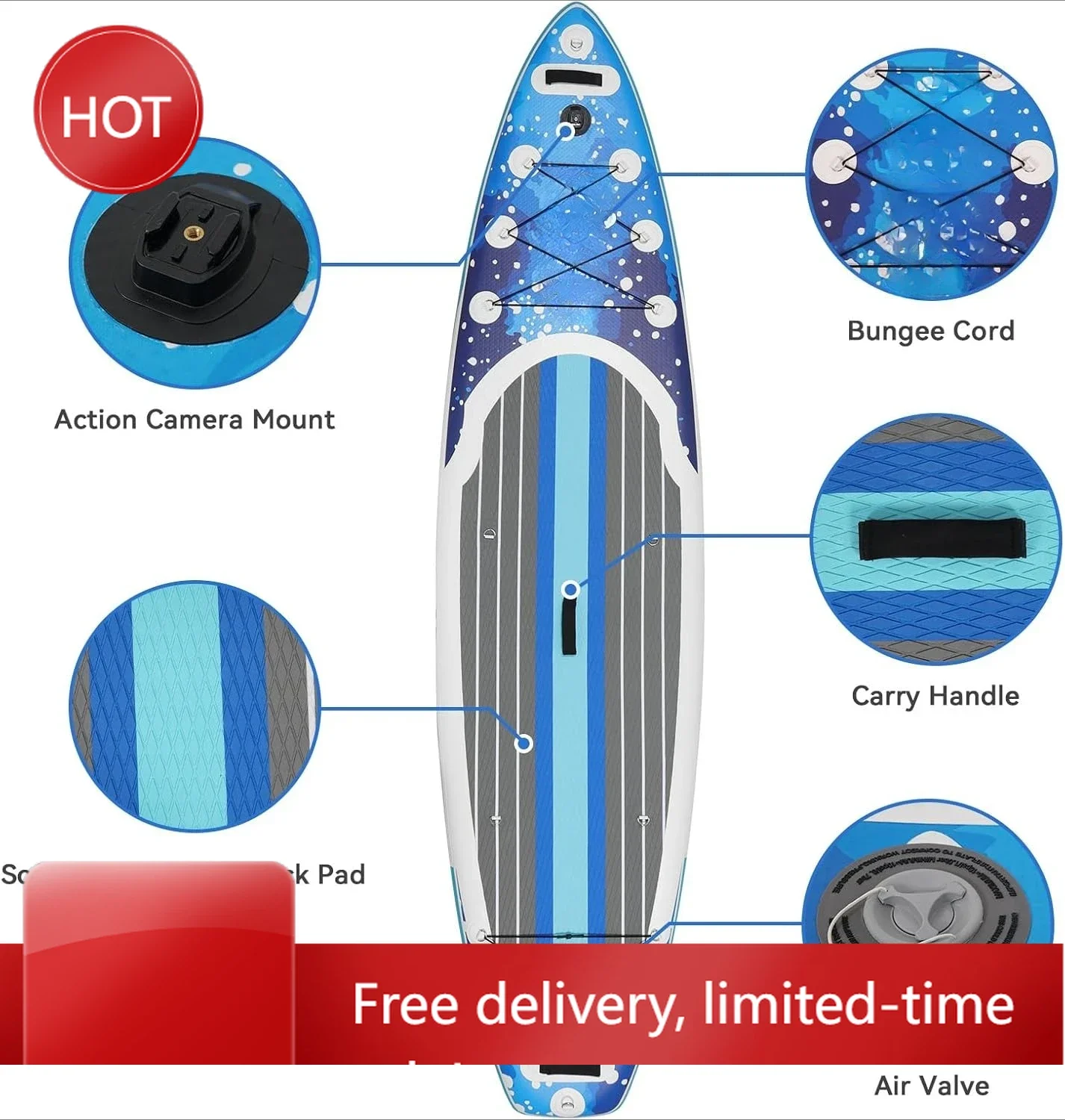 Надувная доска для сапсерфинга с сиденьем для каяка, нескользящая палуба, доска для сапсерфинга премиум-класса, портативная лодка для стоячего гребли
Надувная доска для сапсерфинга с сиденьем для каяка, нескользящая палуба, доска для сапсерфинга премиум-класса, портативная лодка для стоячего гребли