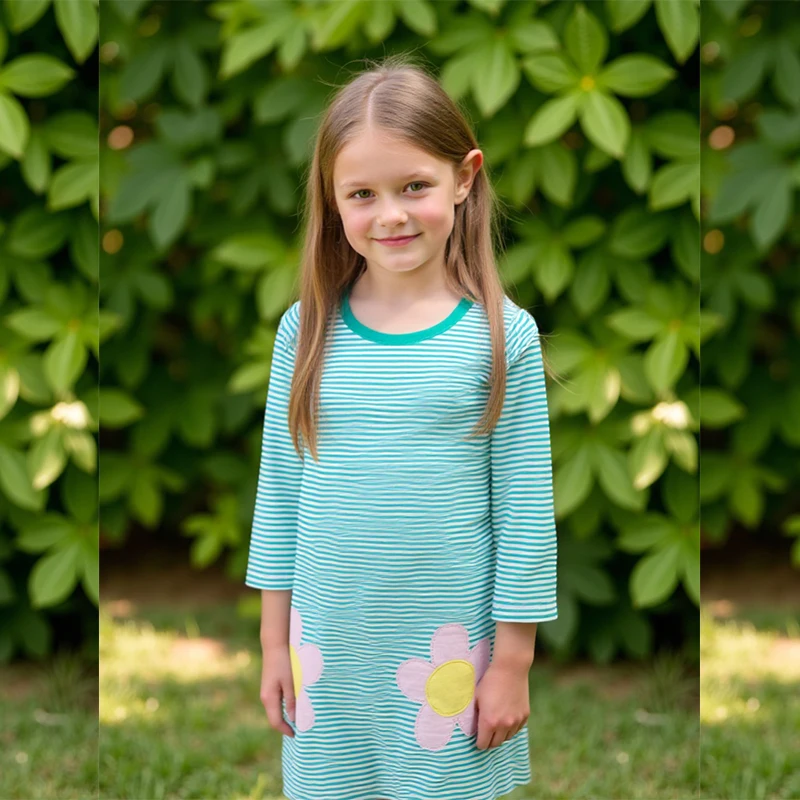 Little maven Children's Casual Dress for Autumn Spring Baby Girls Cotton Flowers Striped Dress Long Sleeves Dresses for Kids
Little maven Children's Casual Dress for Autumn Spring Baby Girls Cotton Flowers Striped Dress Long Sleeves Dresses for Kids