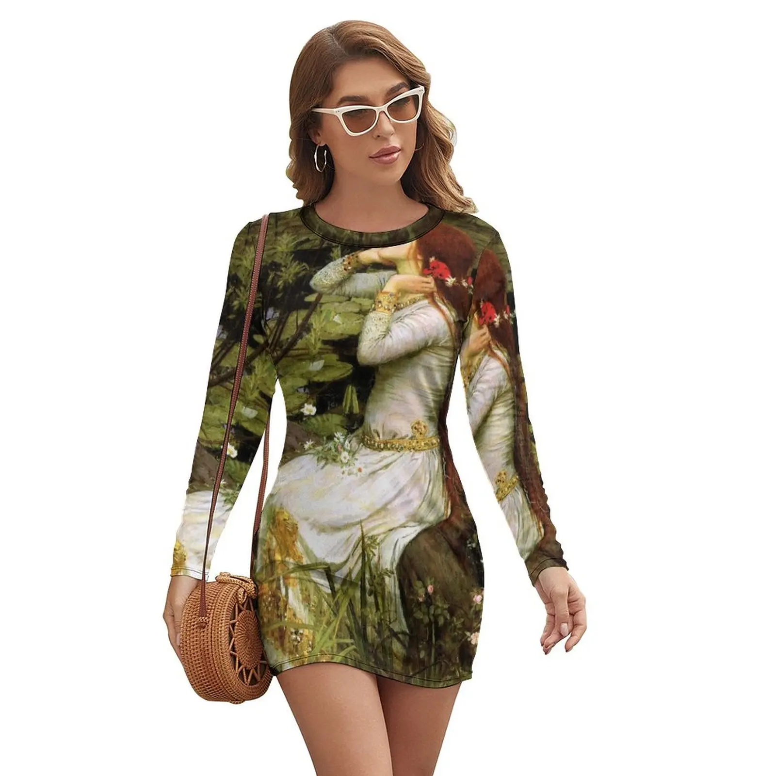 Ophelia 1894 - John William Waterhouse Long-sleeved Dress beach dress loose women's dress
Ophelia 1894 - John William Waterhouse Long-sleeved Dress beach dress loose women's dress